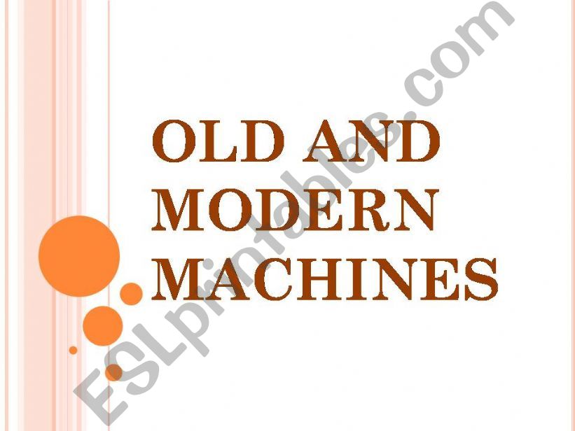 machines powerpoint
