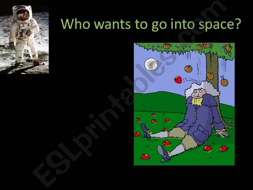 Who wants to go into space? powerpoint