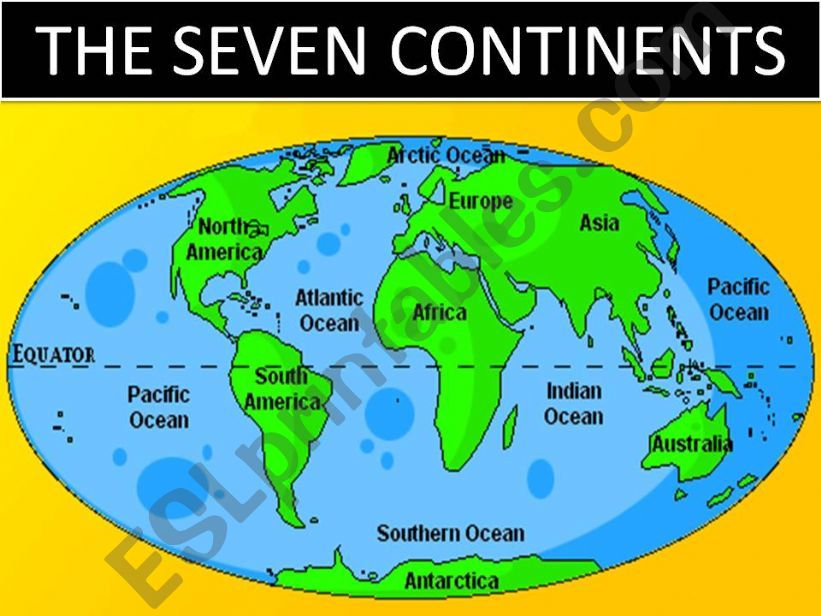 Seven Continents powerpoint