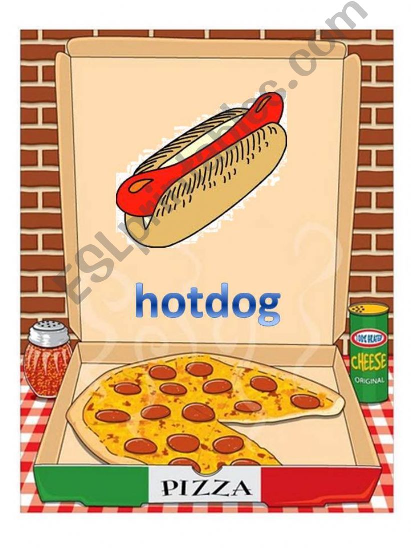 My Favourite Foods 2 powerpoint