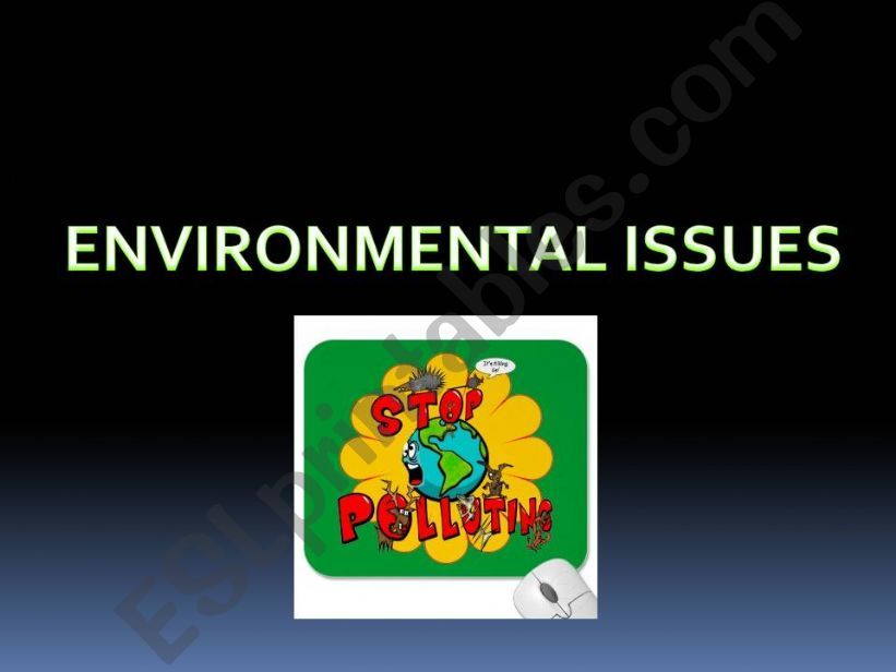 environmental issues powerpoint