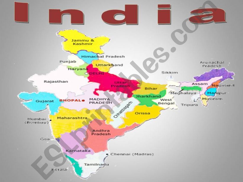 English Speaking Countries - India
