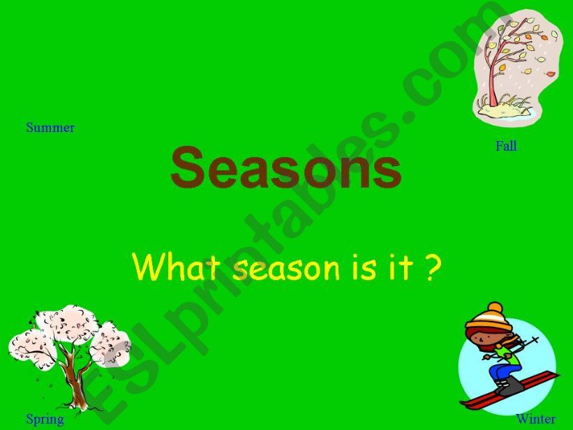 seasons powerpoint