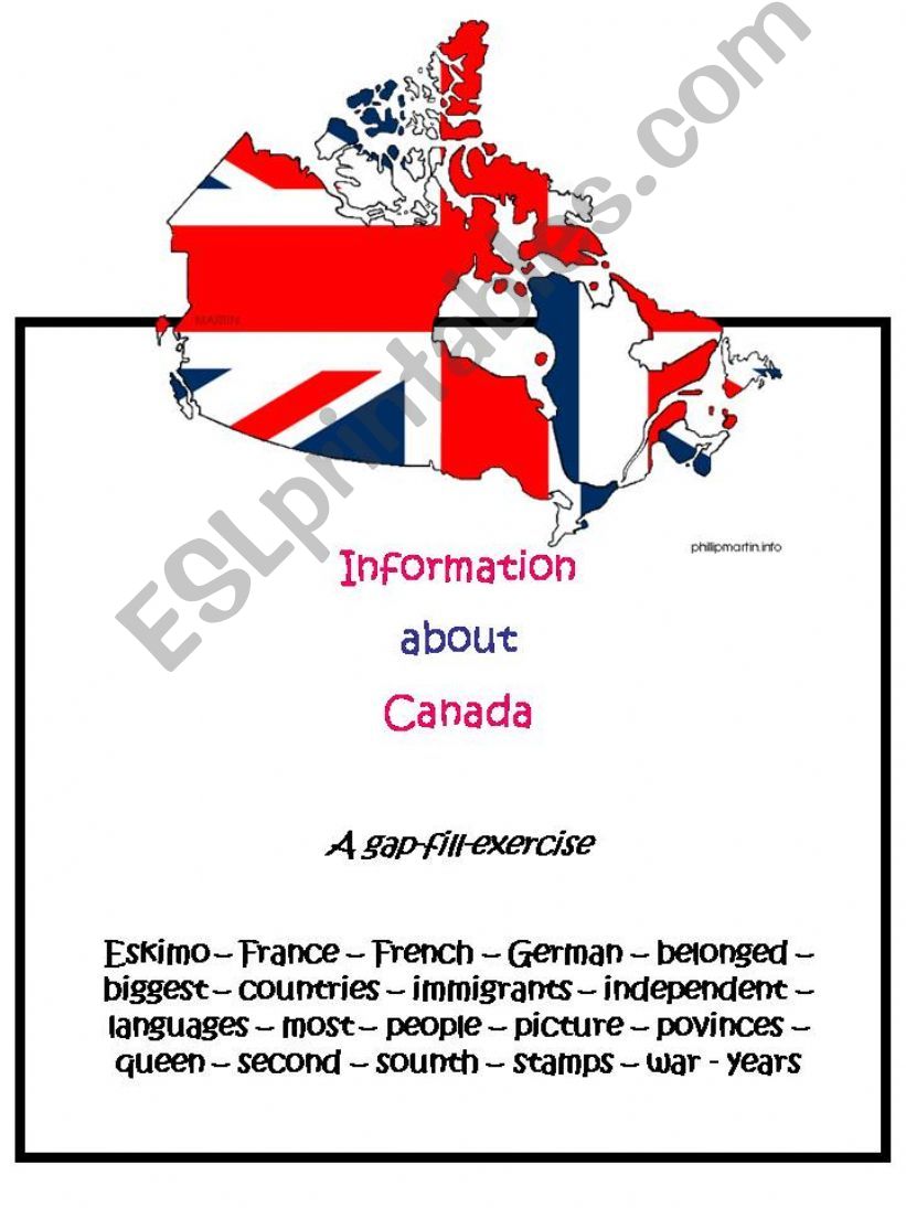 Information about Canada powerpoint