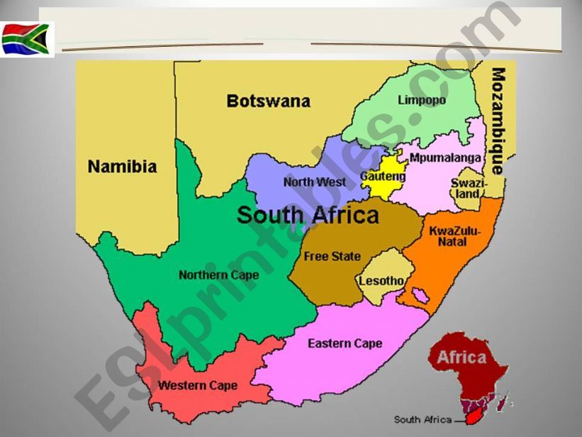 English Speaking Countries - South Africa (7/7)