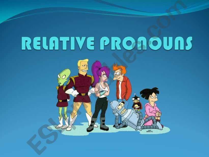 Relative pronouns powerpoint