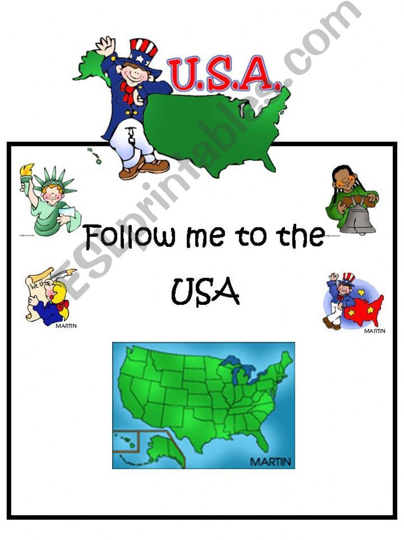 Follow me to the USA powerpoint