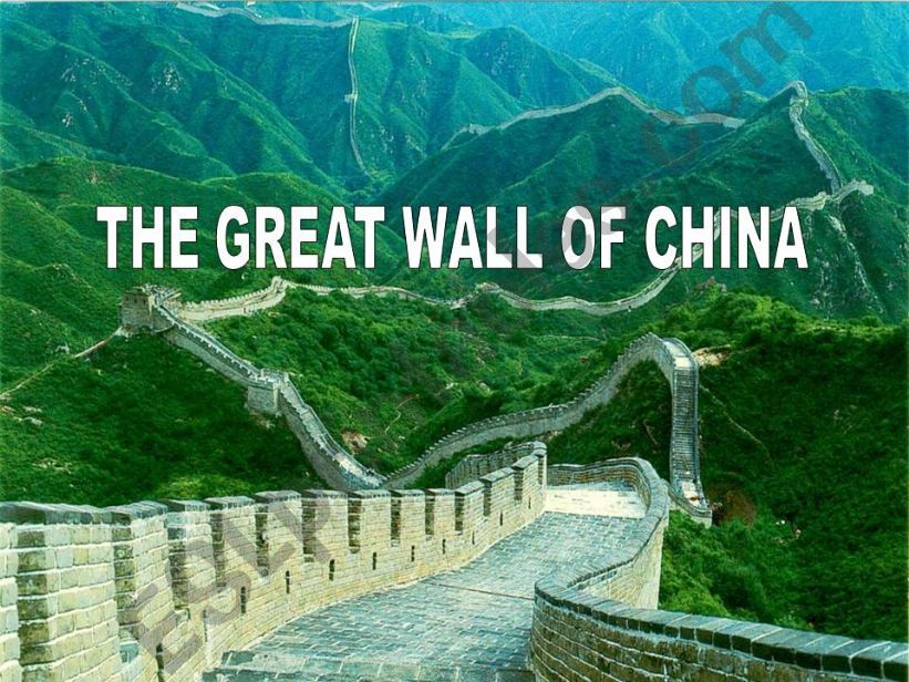 The great wall powerpoint