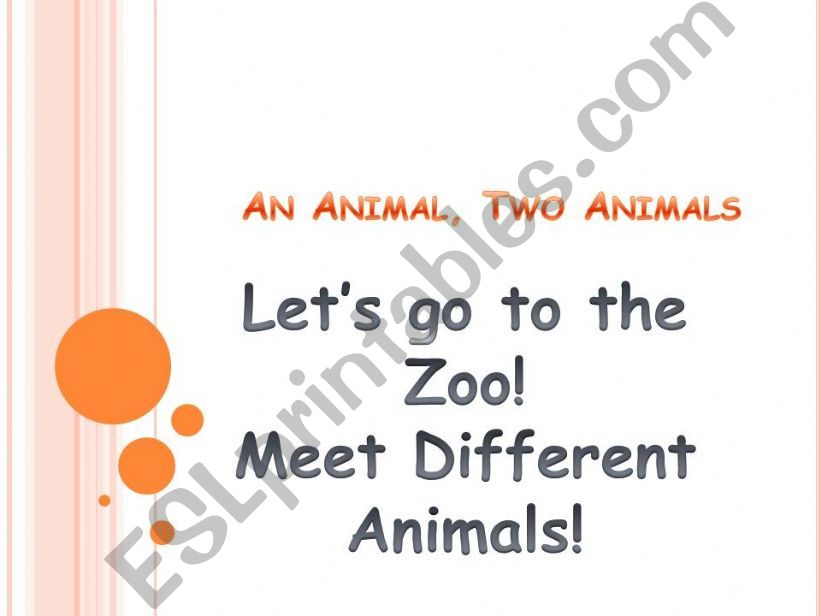 Irregular plurals (animals) powerpoint