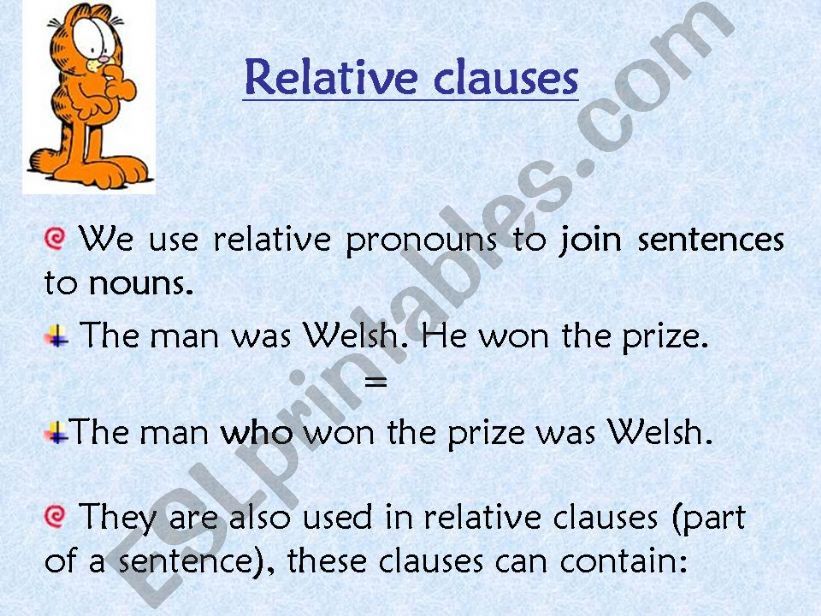 relative clauses powerpoint