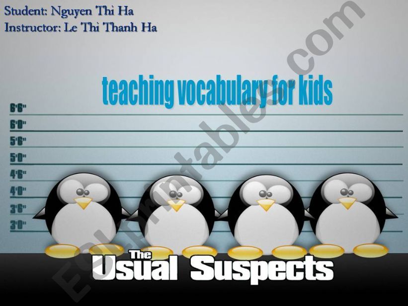 vocabulary for kids powerpoint