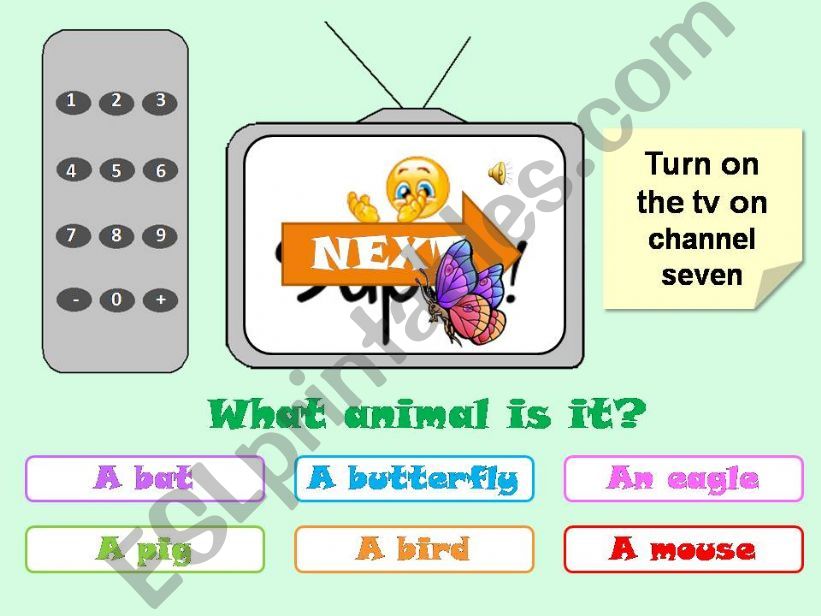 ANIMALS ON TV - Part 2 - powerpoint