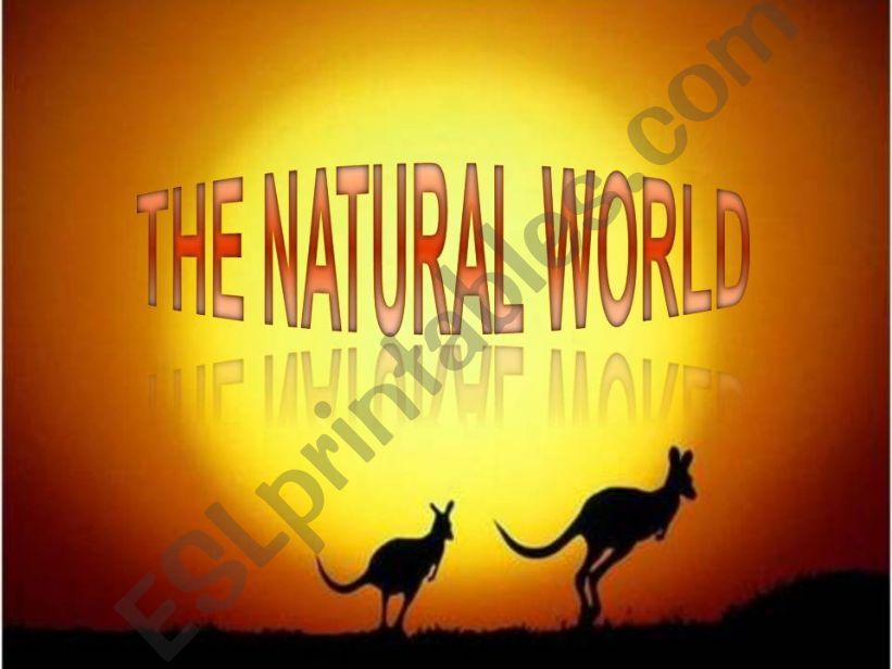 The natural world powerpoint