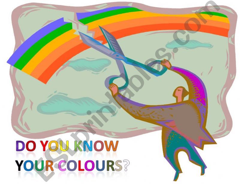 do you know your colours? powerpoint