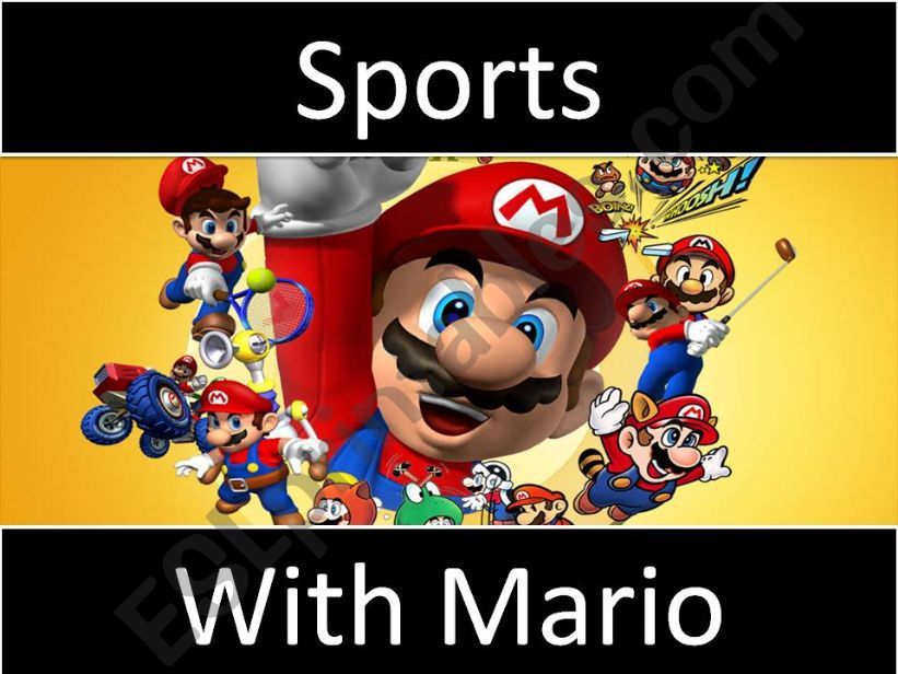 Sports with Mario powerpoint