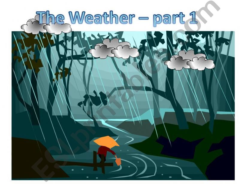 The Weather - Part 1 powerpoint