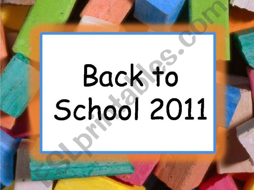 Game - Back to school - Hidden picture (part 1)