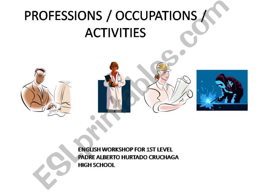 PROFESSIONS/OCCUPATIONS powerpoint