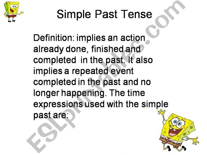 Tenses powerpoint