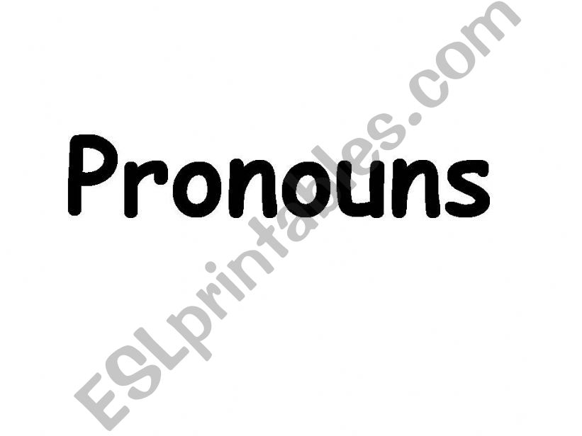 pronouns powerpoint