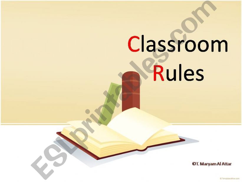 classroom rules powerpoint