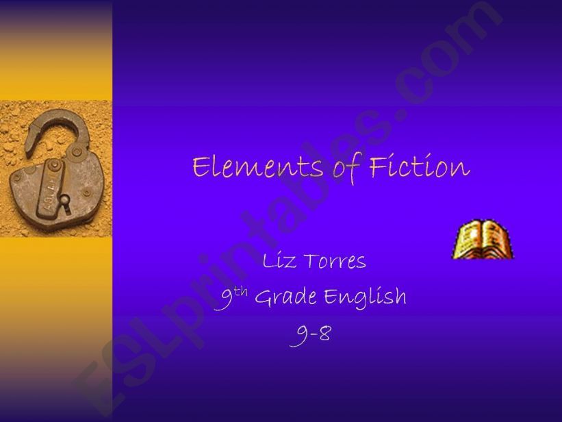 Elements of Fiction powerpoint