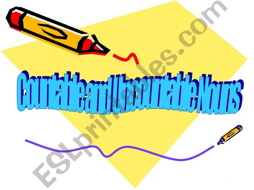 Countable and uncountable nouns (with some quantifiers)