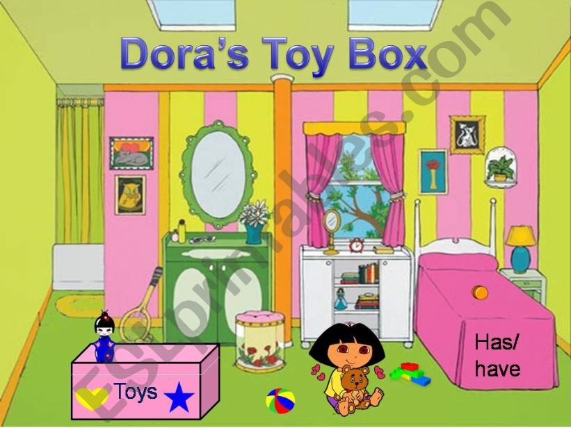 Exploring English with Dora: Pt. 5 Has/have Toys