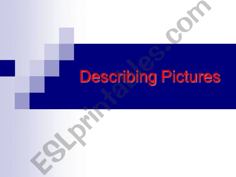 describing pictures powerpoint