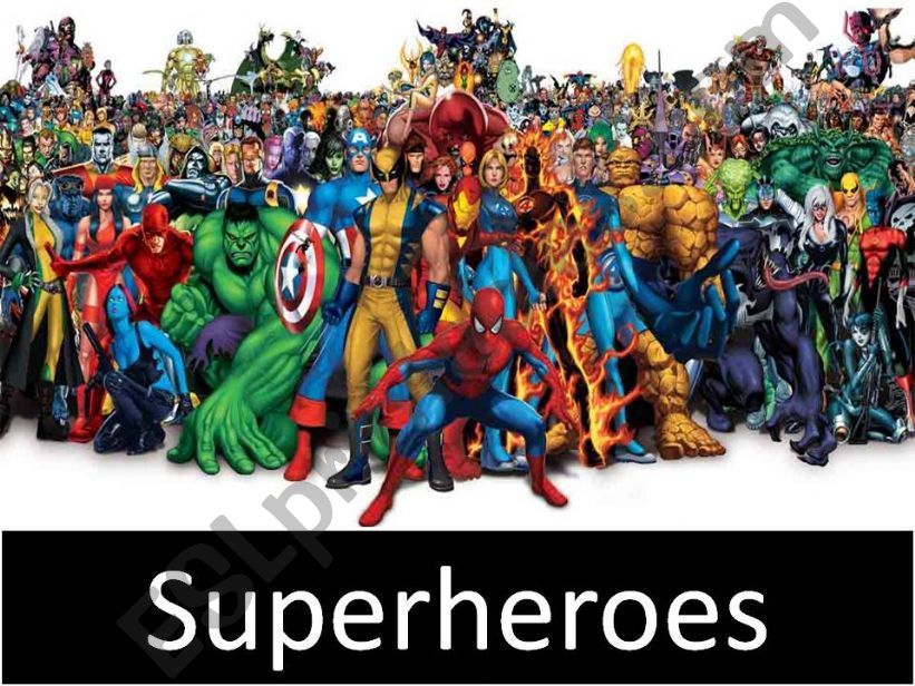Super Heroes powerpoint