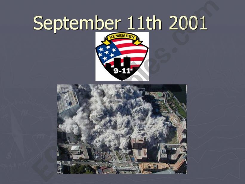 Sept 11th attacks - multiple choice questions- editable
