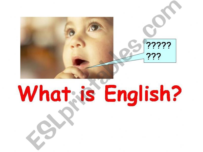 What is english part 1 powerpoint