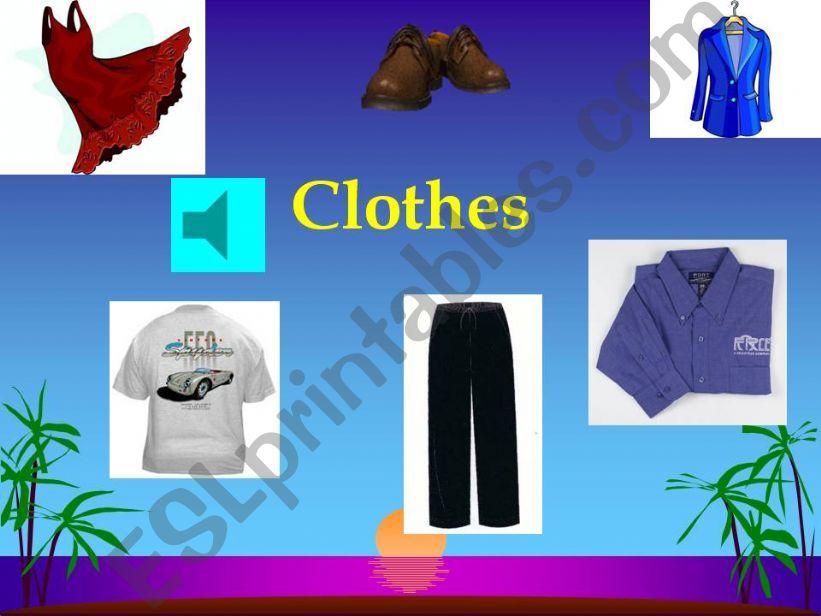 clothes with colours powerpoint