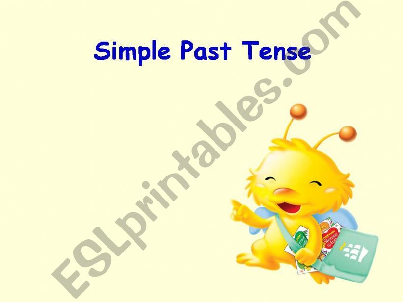 simple past tense powerpoint