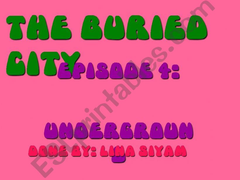 The Buried City powerpoint