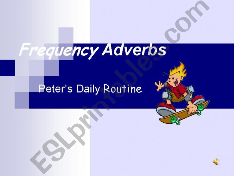 Frequency Adverbs powerpoint