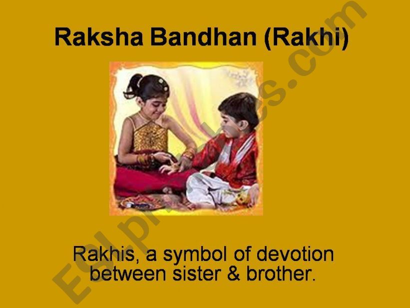 Sibling Love (Indian Festival, Rakhi)