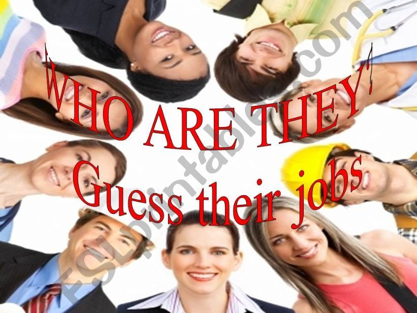 Guess their jobs powerpoint