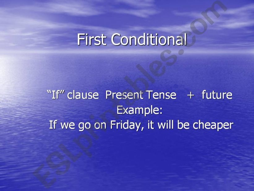 conditionals powerpoint