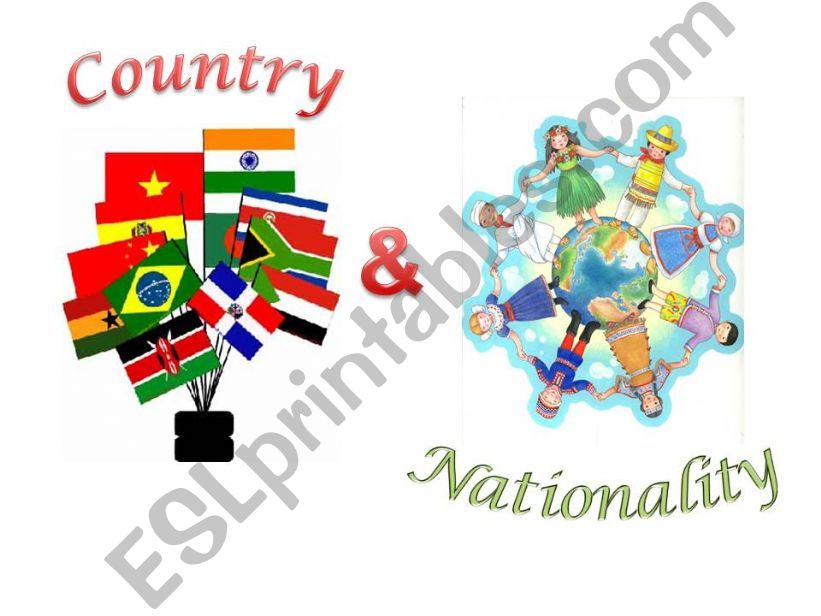 country & nationality part 1  powerpoint