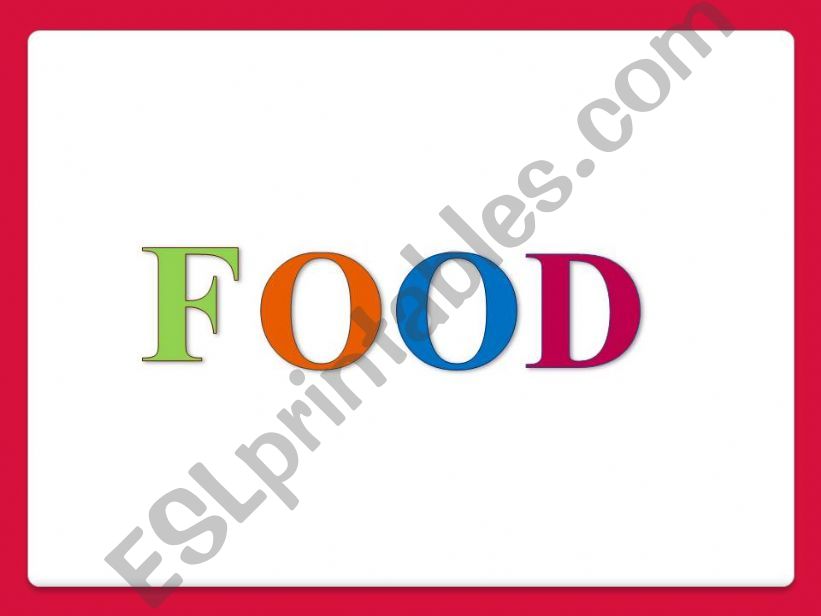 Food powerpoint