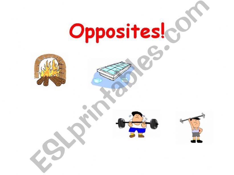 OPPOSITES powerpoint