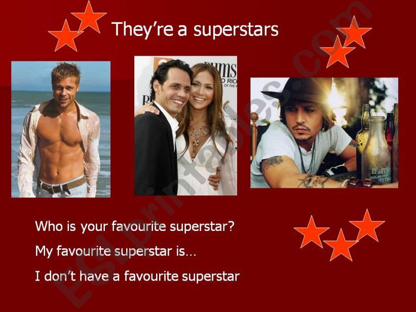 whos your superstar? powerpoint