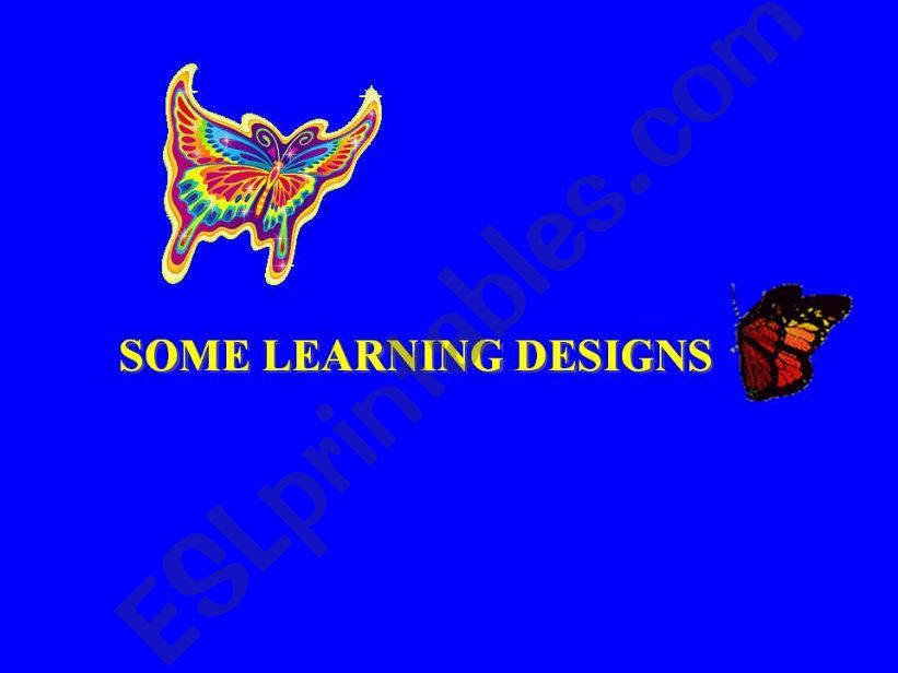 English Learning Designs powerpoint