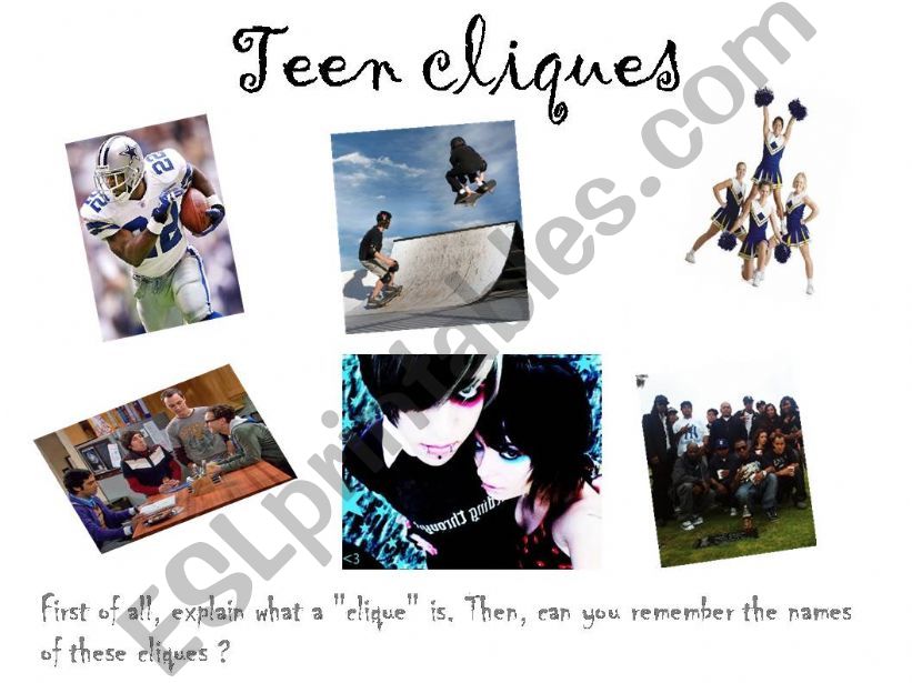 Teen Cliques and Relationships with others