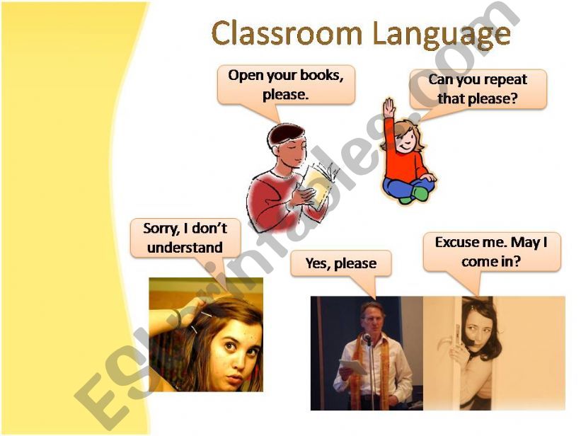 Classroom Language powerpoint