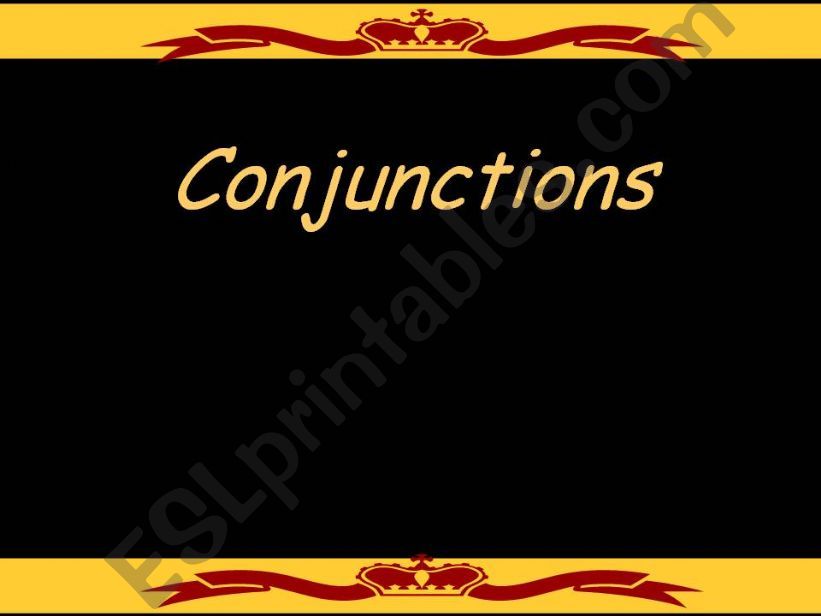 Conjunctions powerpoint