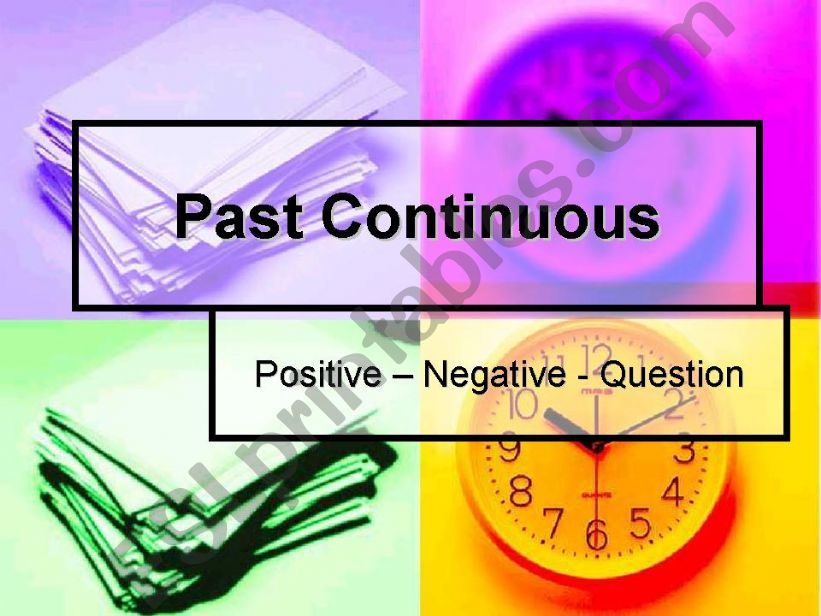 PAST CONTINUOUS powerpoint