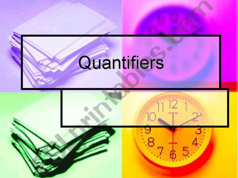 Quantifiers powerpoint