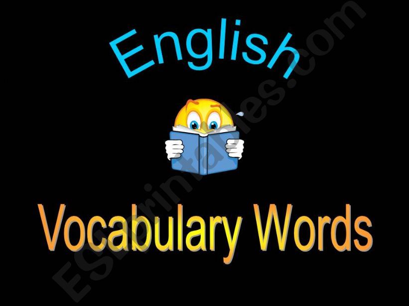 Vocabulary enrichment powerpoint